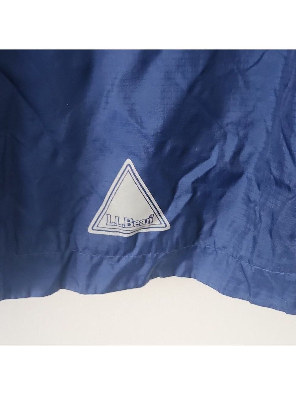 LL BEAN | Windbreaker jacket fleece lined navy girls sz 10 - Picture 3 of 8